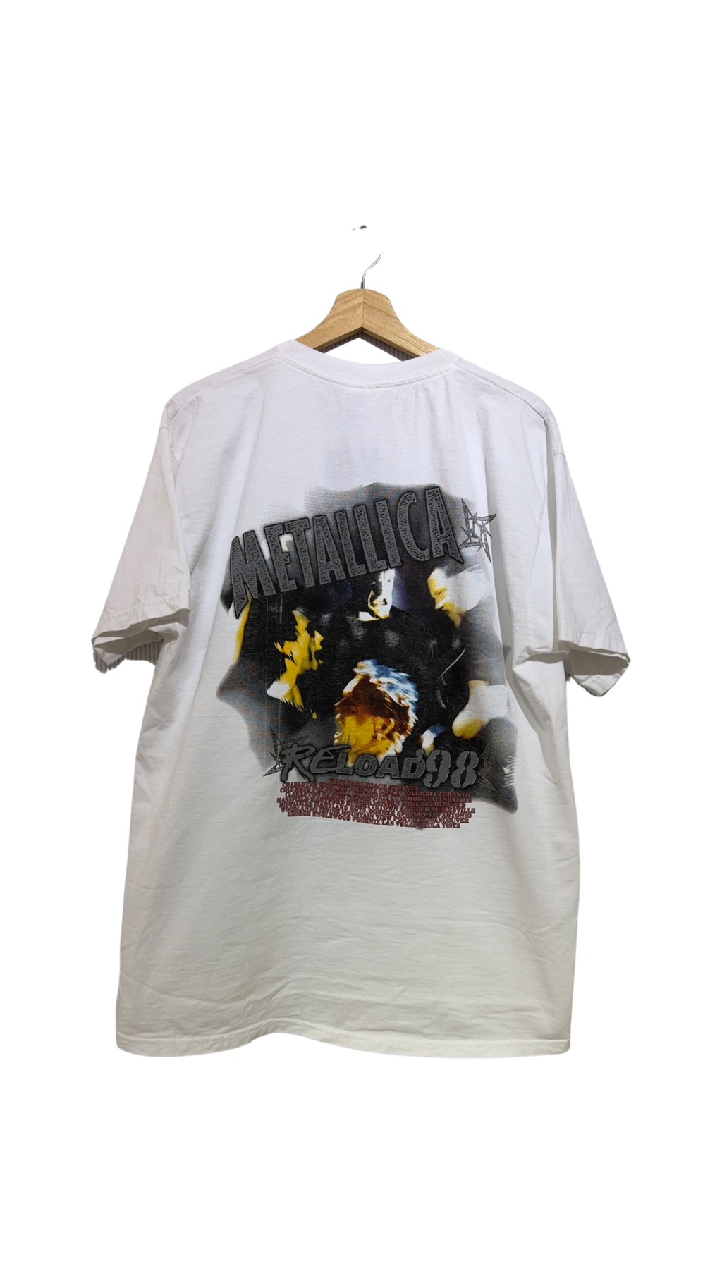 Vintage 1998 Metallica Reloaded Pushhead Tour Tee product image 2