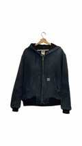Vintage 90s Carhartt Distressed Black Hooded Jacket product image 1
