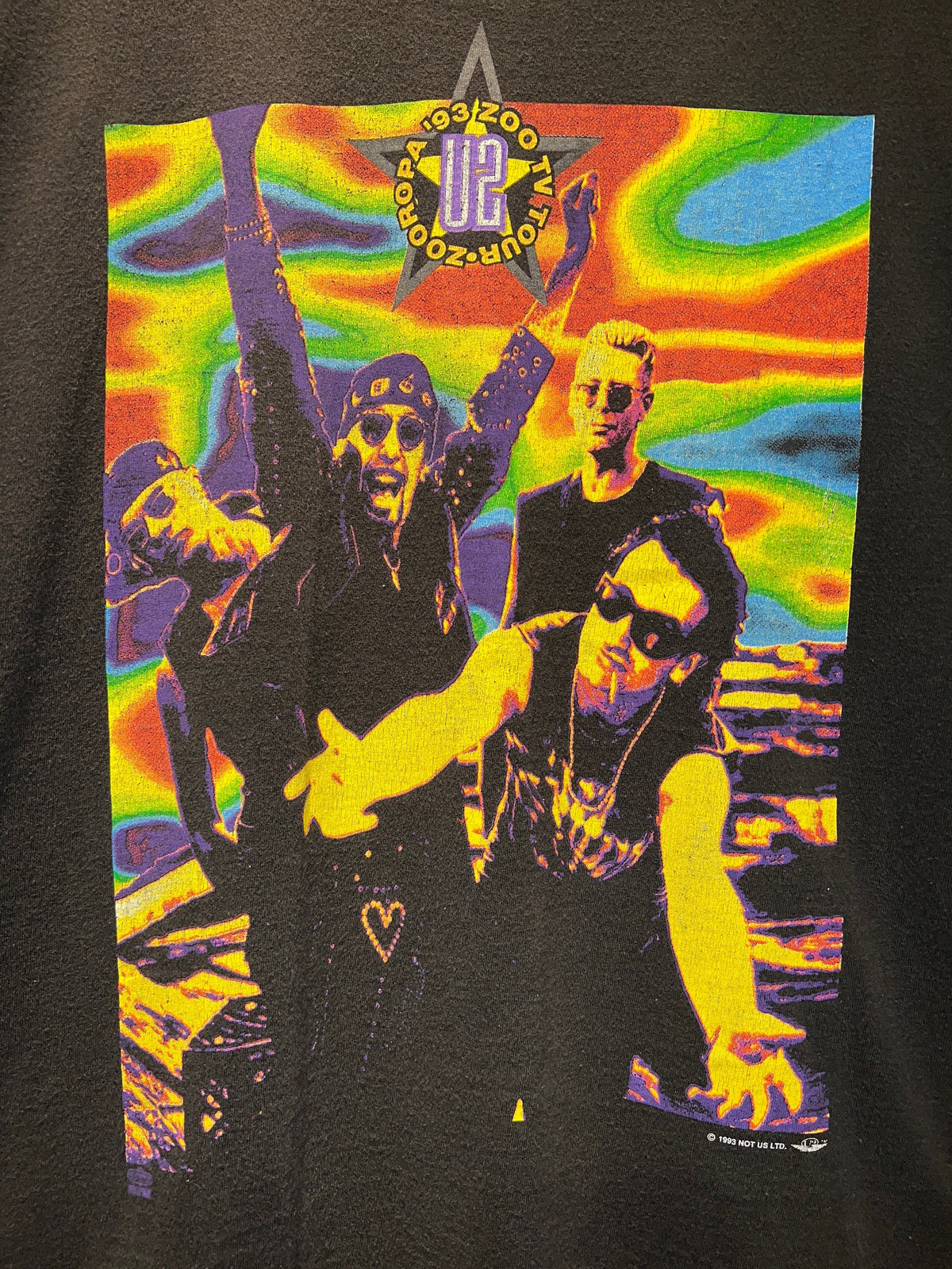 Vintage 1993 U2 Zooropa European Tour Tee product image 3