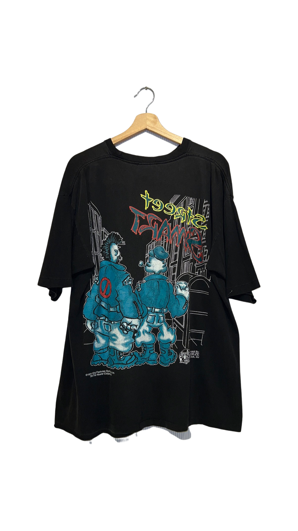 Vintage 1994 Popeye & Bluto Double Sided Tee product image 2