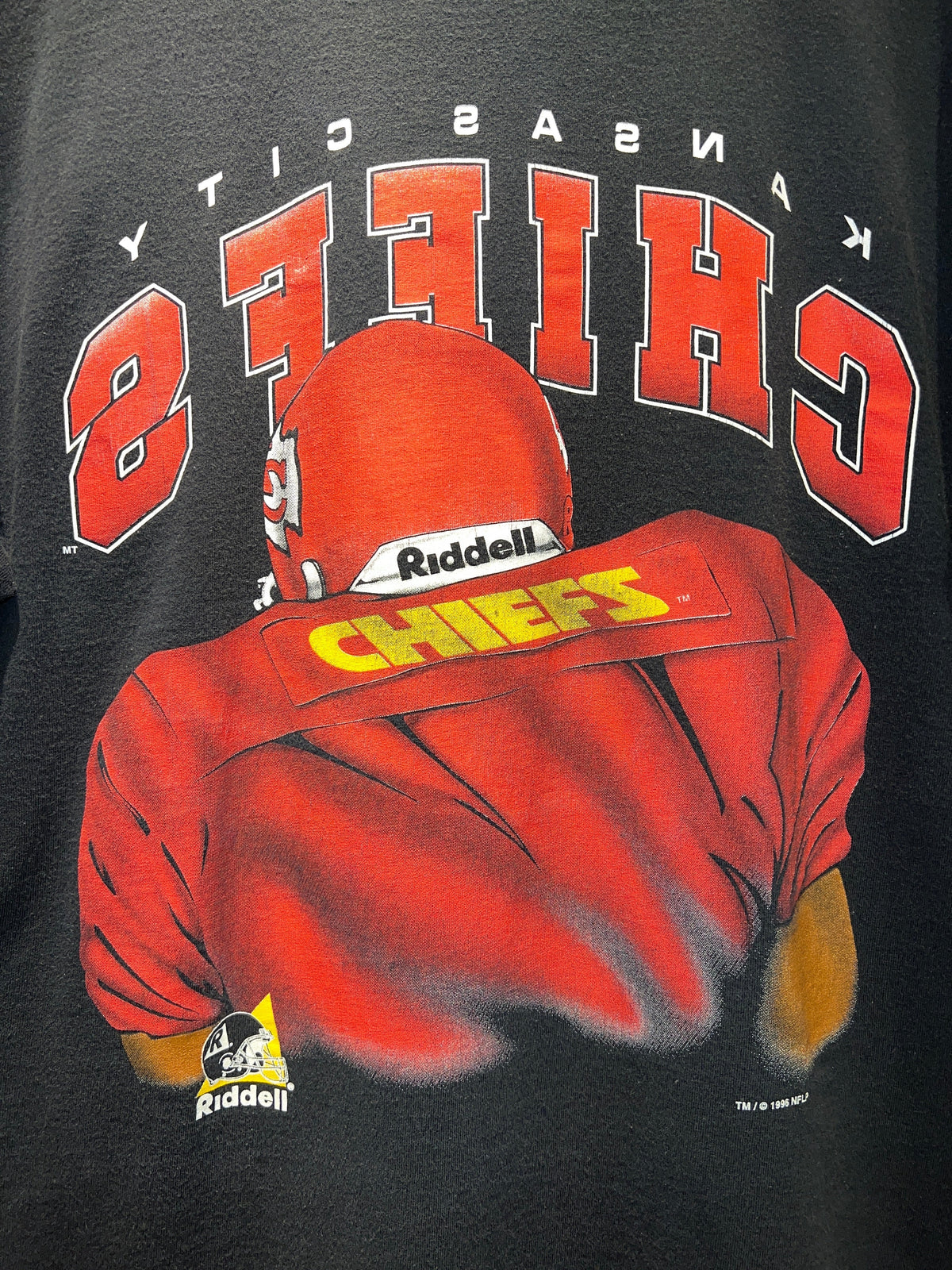 Vintage 90s Kansas City Chiefs Double Sided Tee product image 4