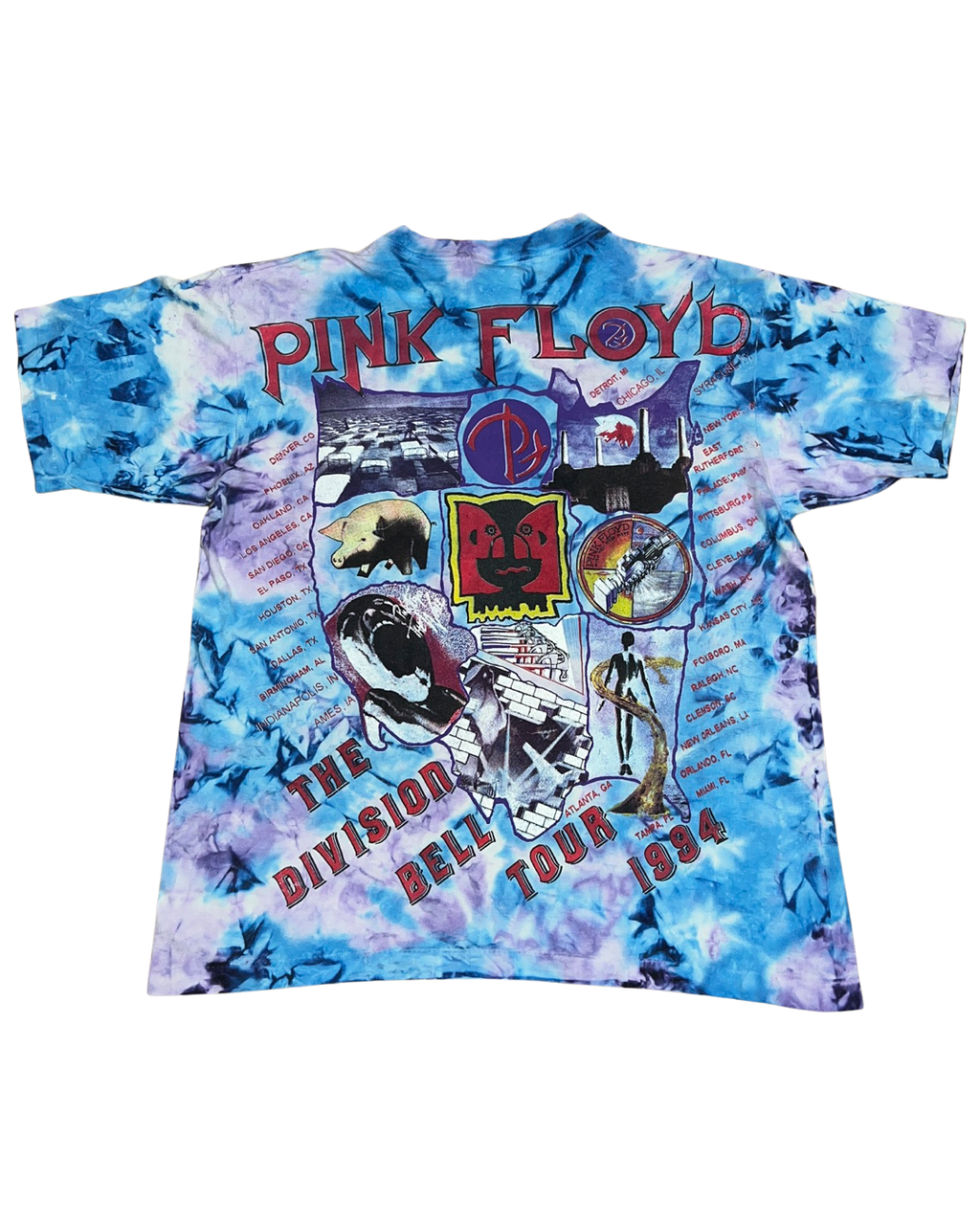 Vintage Rare 90s Pink Floyd The Division Bell Tour Tee product image 2