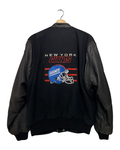 Vintage 90s New York Giants Leather Varsity Jacket product image 1
