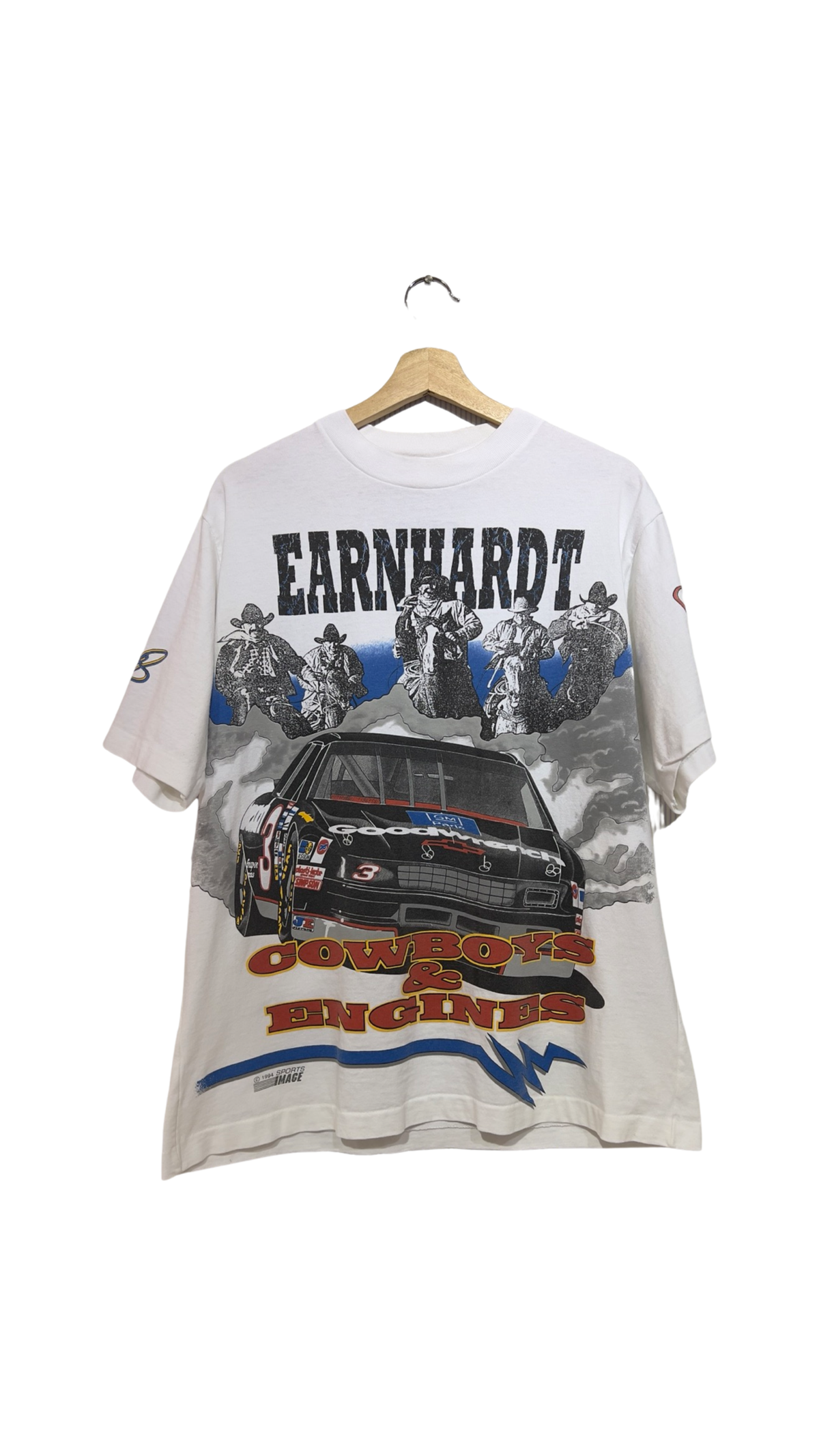 Vintage 1994 Cowboys & Engines Dale Earnhardt Sr Tee product image 1