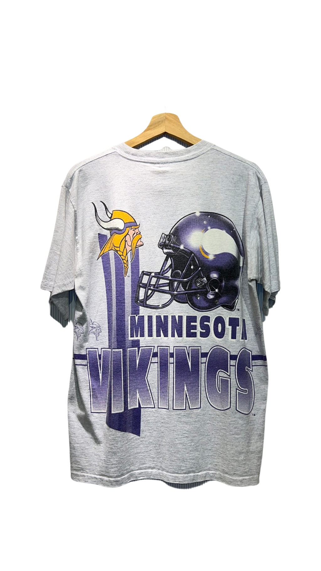 Vintage 1993 Minnesota Vikings AOP Tee product image 2