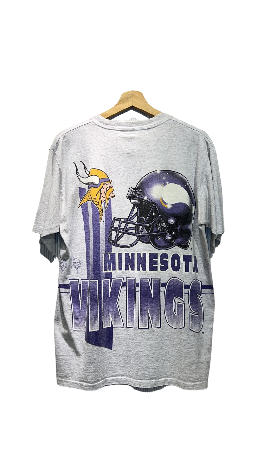 Vintage 1993 Minnesota Vikings AOP Tee product image 2