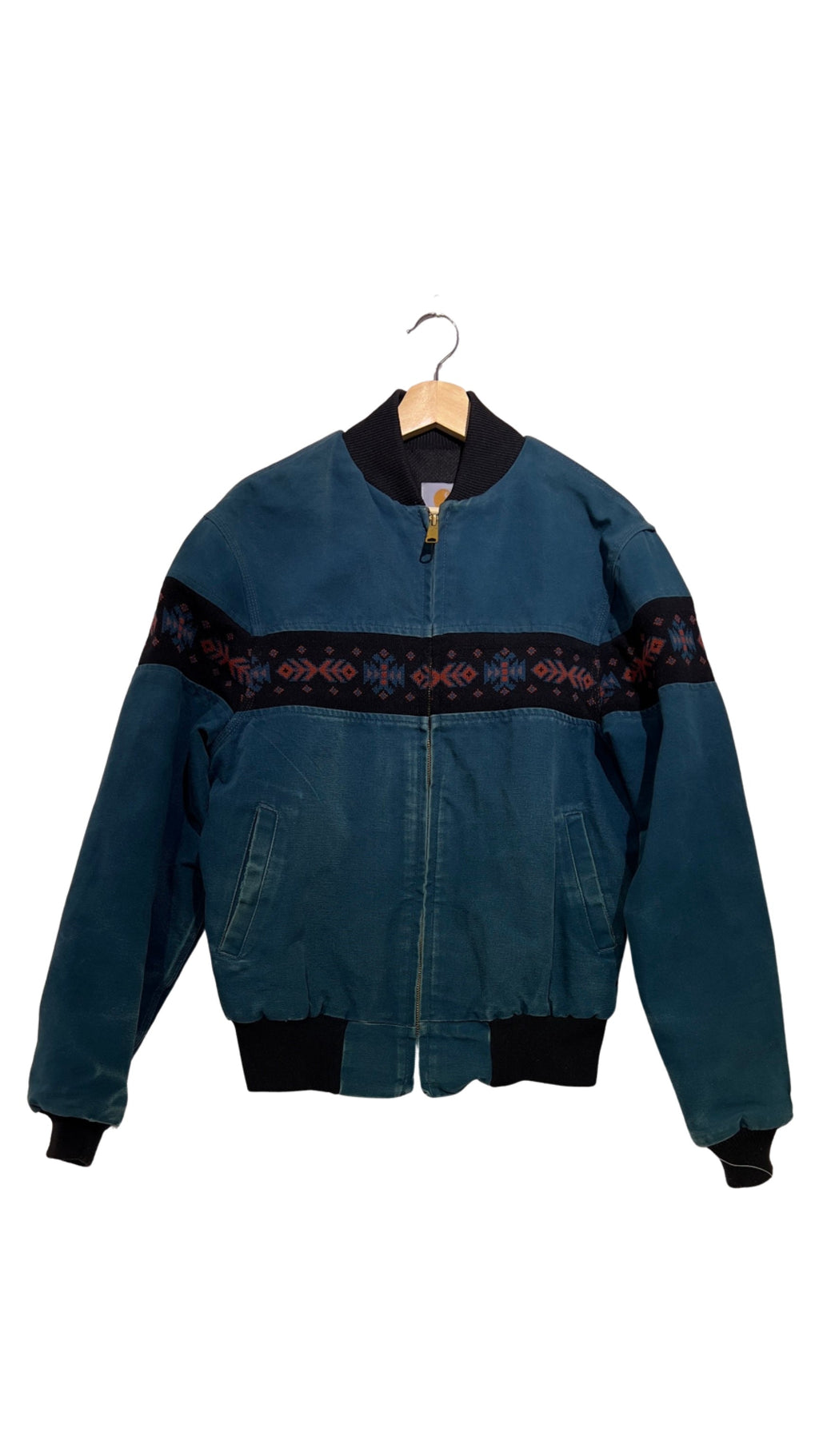 Vintage Rare 90s Carhartt Aztec Bomber Jacket product image 1