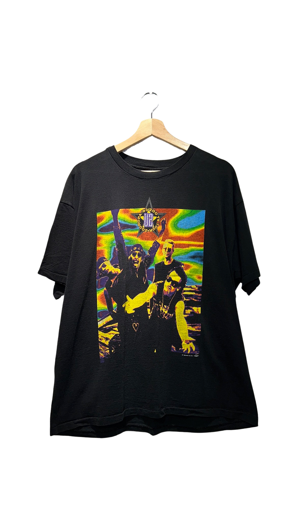 Vintage 1993 U2 Zooropa European Tour Tee product image 1