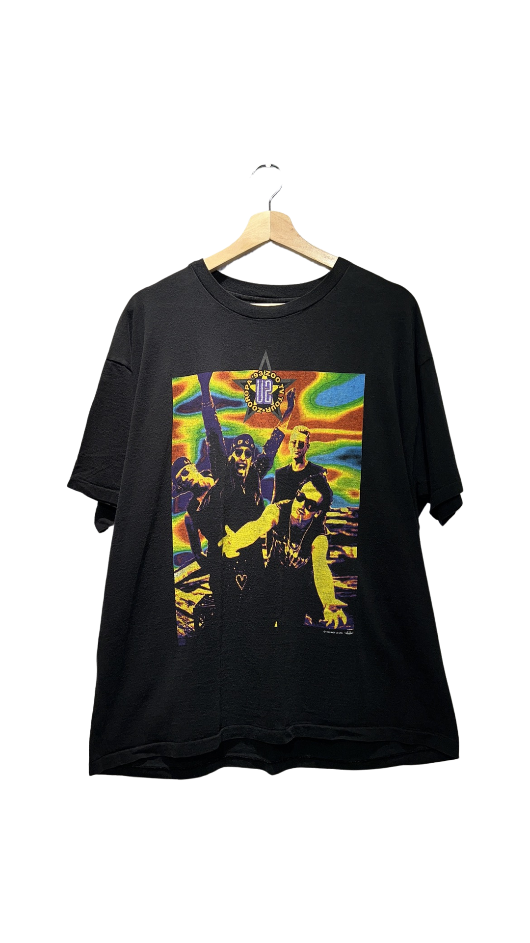 Vintage 1993 U2 Zooropa European Tour Tee product image 1