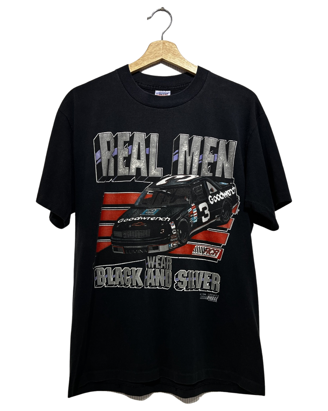 Vintage 1990 Goodwrench Black & Silver Tee product image 1