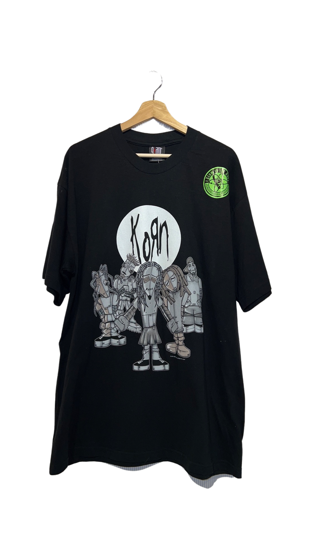 Vintage Rare 2001 KORN Glow In The Dark Band Tee product image 1