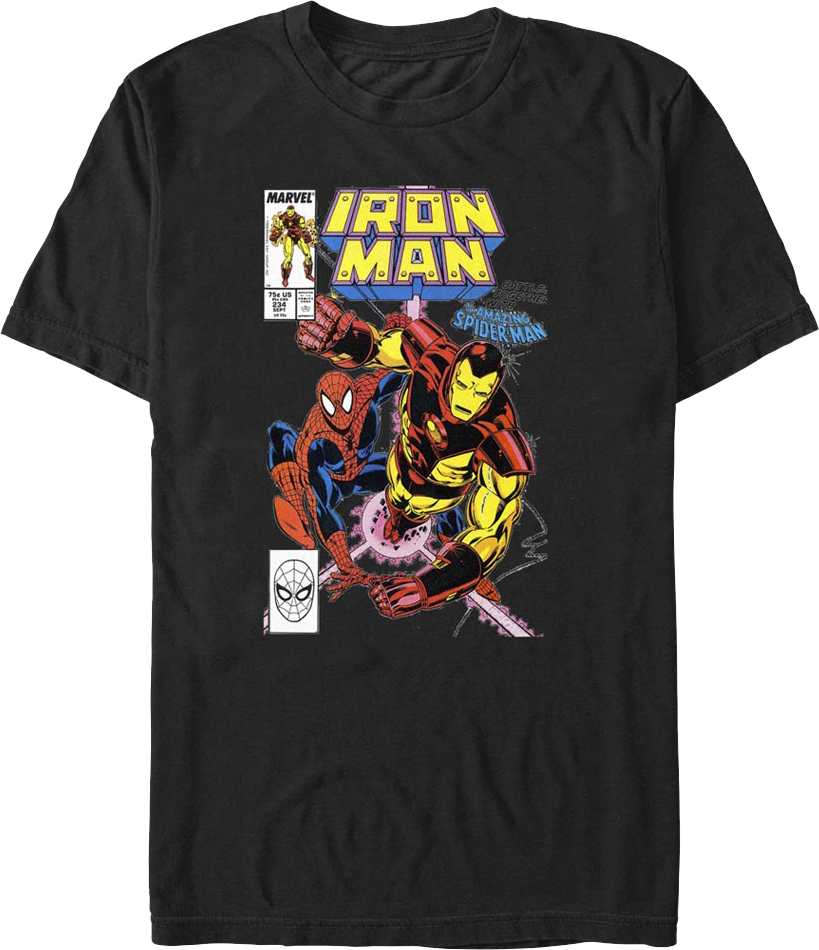 Iron Man And Spider-Man Comic Book Cover Marvel Comics product image 1