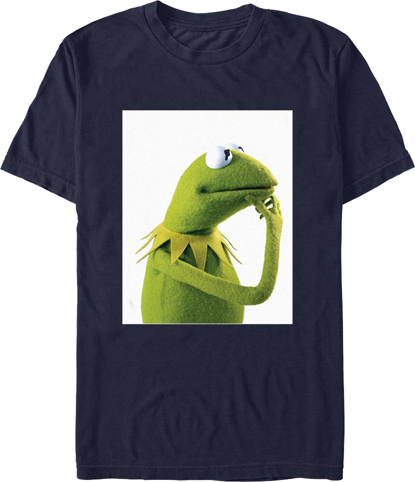 Kermit The Thinker Muppets T-Shirt product image 1