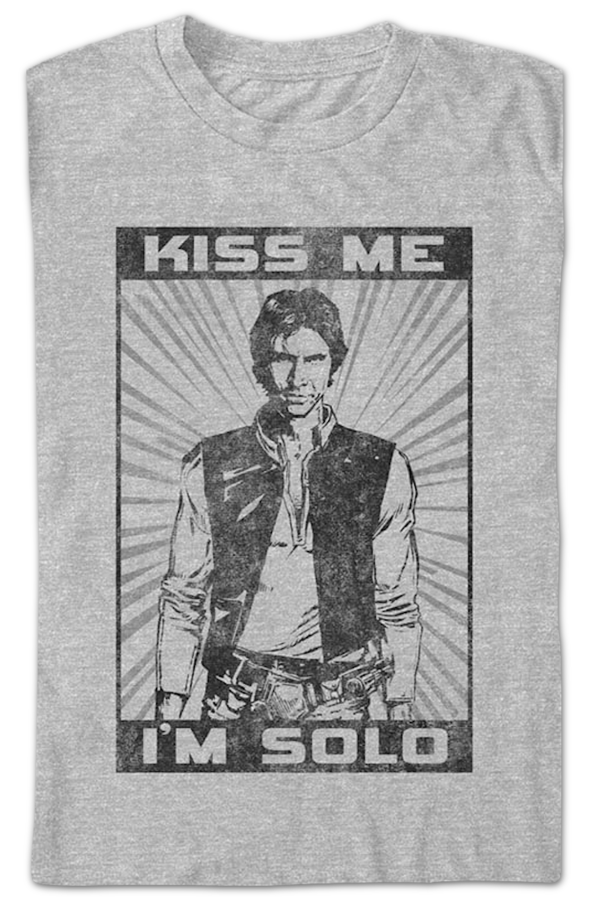 Kiss Me I'm Solo Star Wars T-Shirt product image 2