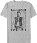 Kiss Me I'm Solo Star Wars T-Shirt product image 1