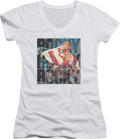 Ladies American Flag Rocky V-Neck Shirt product image 1