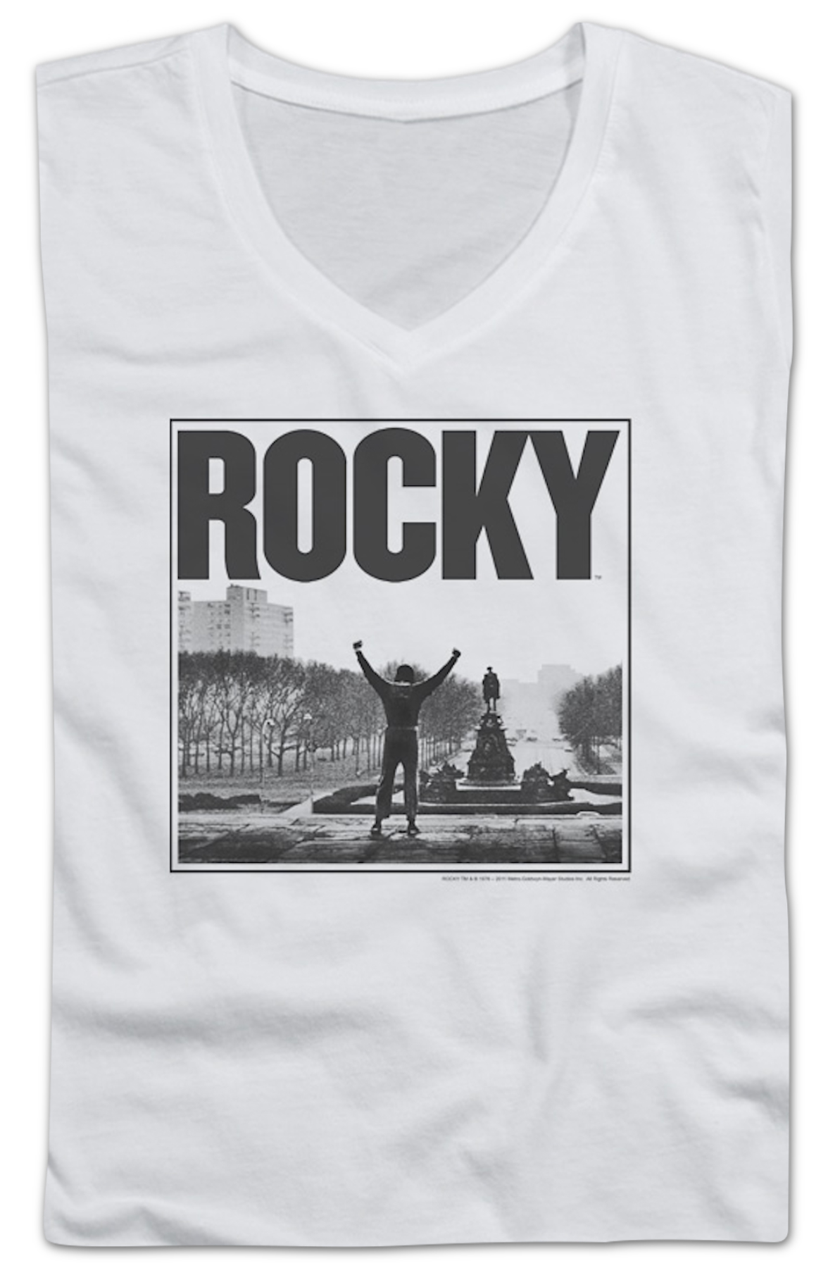 Ladies Arms Raised Rocky V-Neck Shirt product image 2