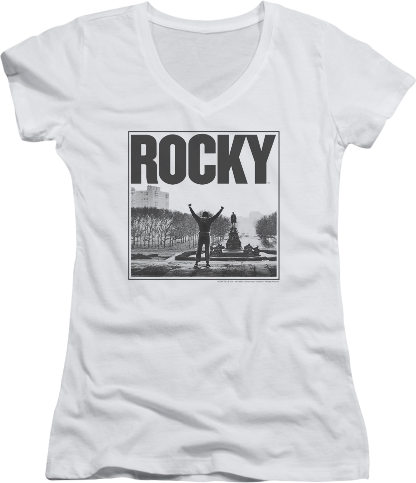Ladies Arms Raised Rocky V-Neck Shirt product image 1