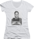 Ladies Discharge Photo Elvis Presley V-Neck Shirt product image 1