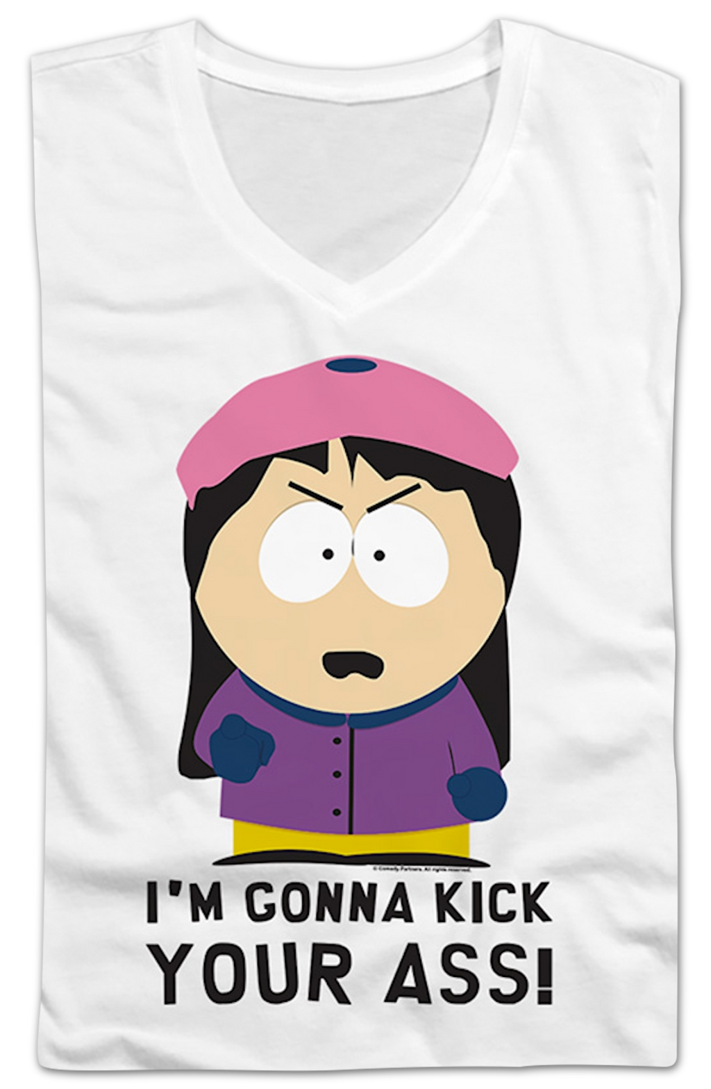 Ladies I'm Gonna Kick Your Ass South Park V-Neck Shirt product image 2