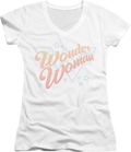 Ladies Wonder Woman DC Comics V-Neck Shirt product image 1