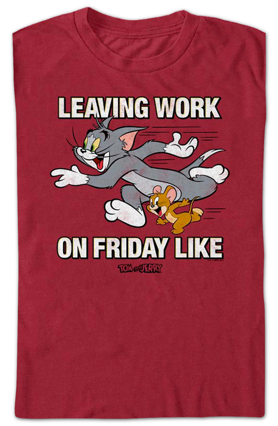 Leaving Work On Friday Tom And Jerry T-Shirt product image 2