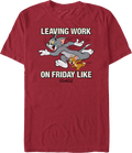 Leaving Work On Friday Tom And Jerry T-Shirt product image 1