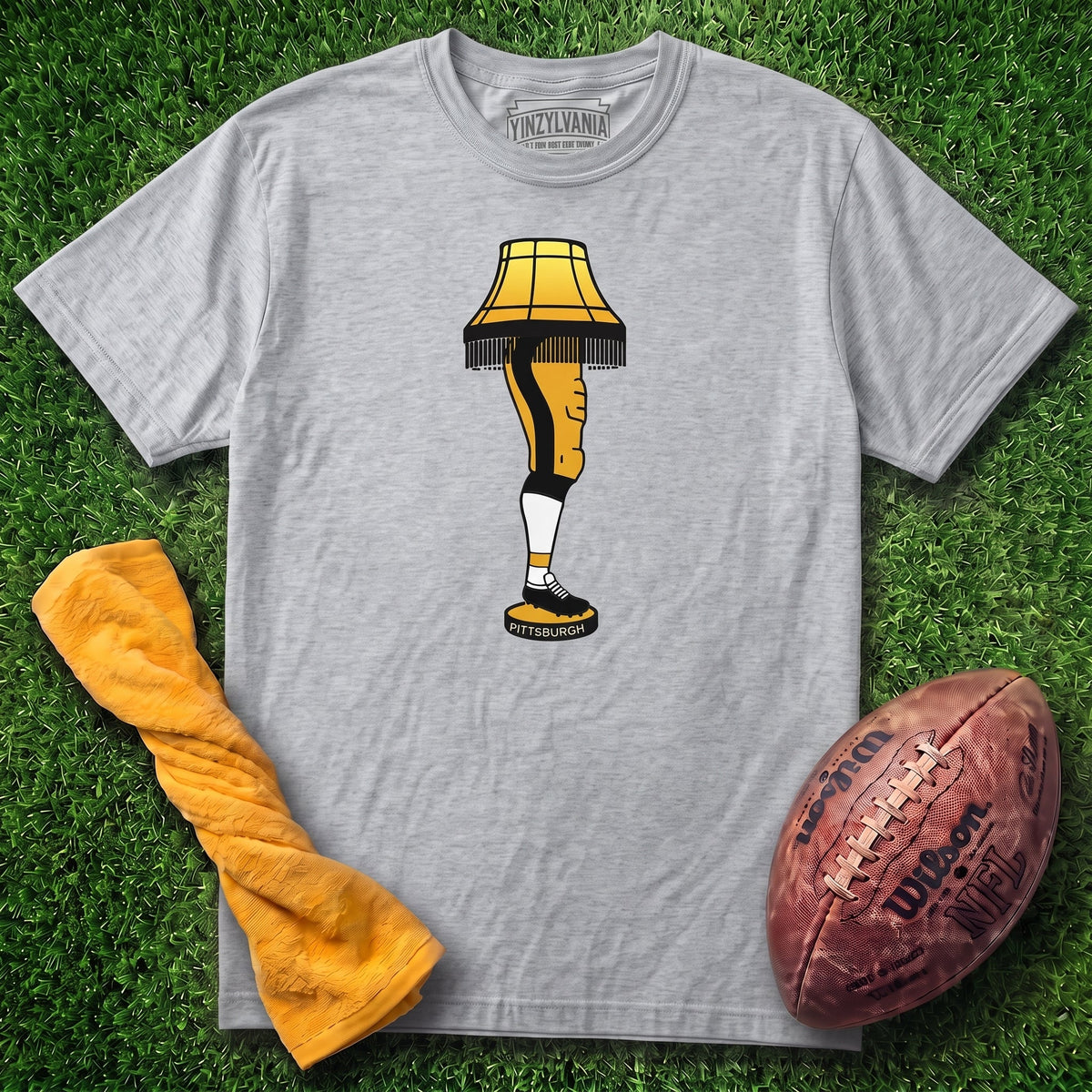 Pittsburgh Football Leg Lamp | T-Shirt product image 1