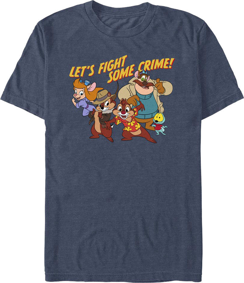 Let's Fight Some Crime Chip 'n Dale Rescue Rangers T-Shirt product image 1