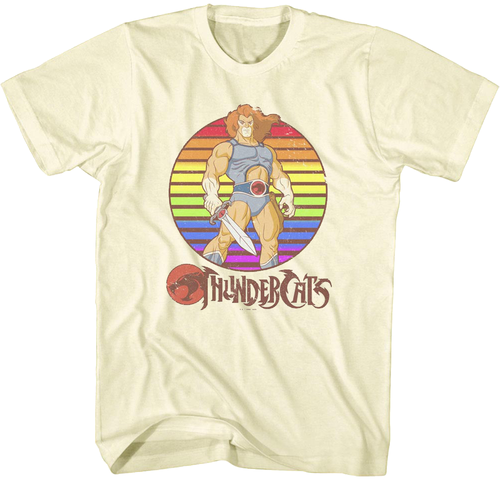 Lion-O Retro Circle ThunderCats T-Shirt product image 1