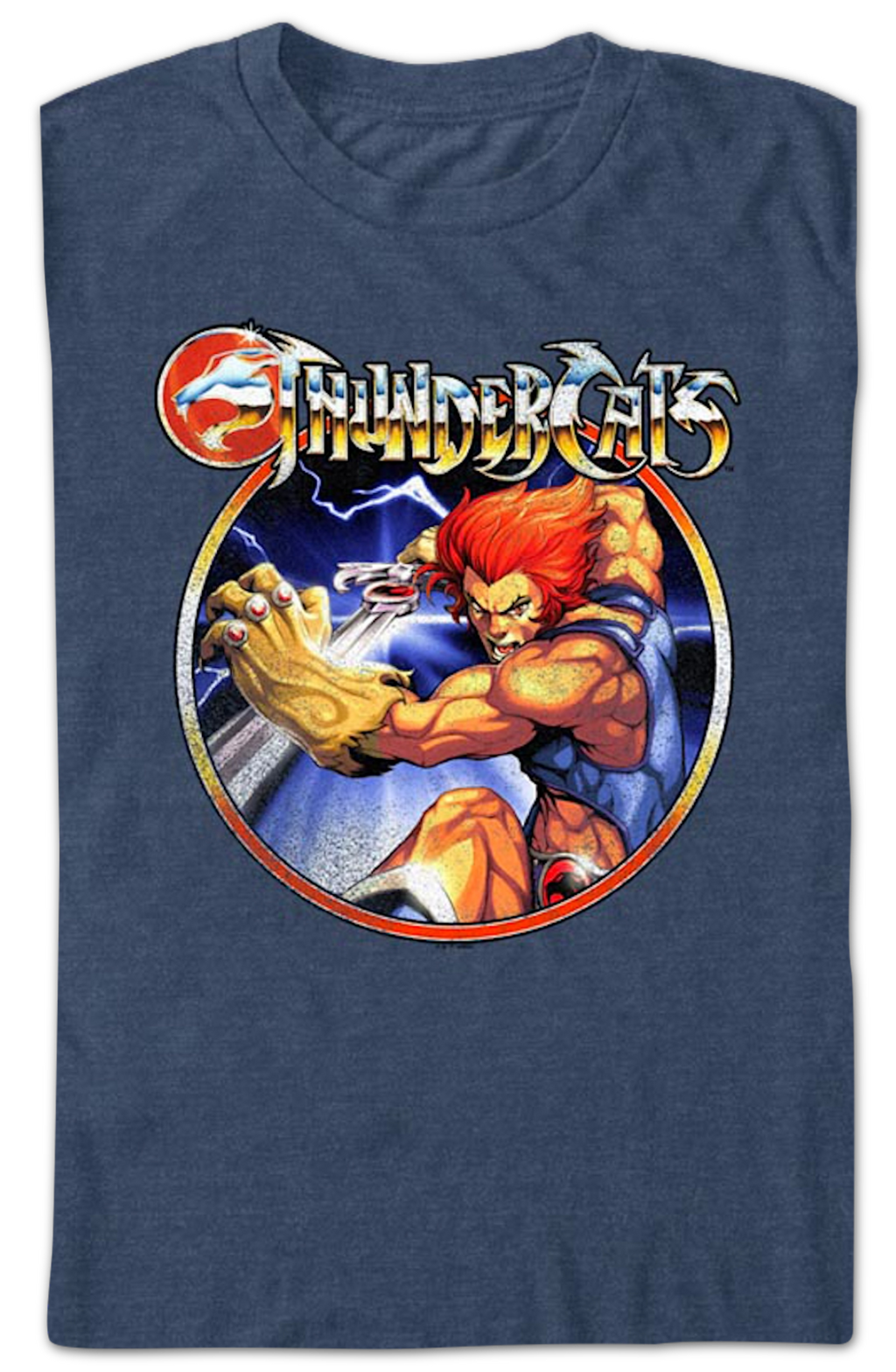 Lion-O Vintage Lightning Circle ThunderCats T-Shirt product image 2