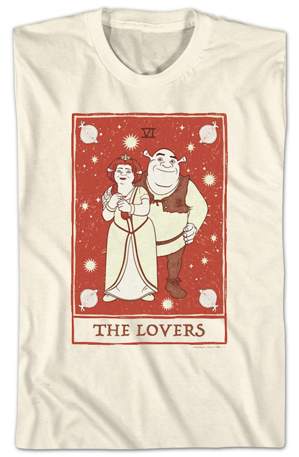 Lovers Tarot Card Shrek T-Shirt product image 2