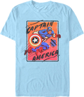 Marching Forward Captain America Marvel Comics T-Shirt product image 1