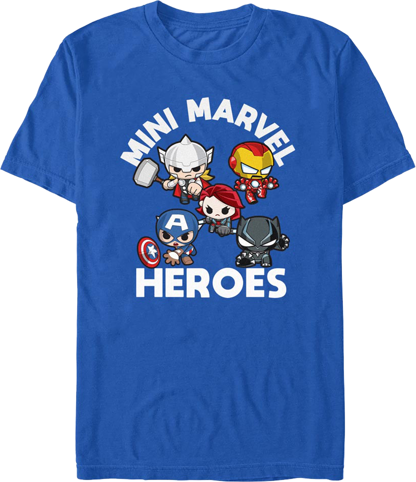 Mini Marvel Heroes T-Shirt product image 1