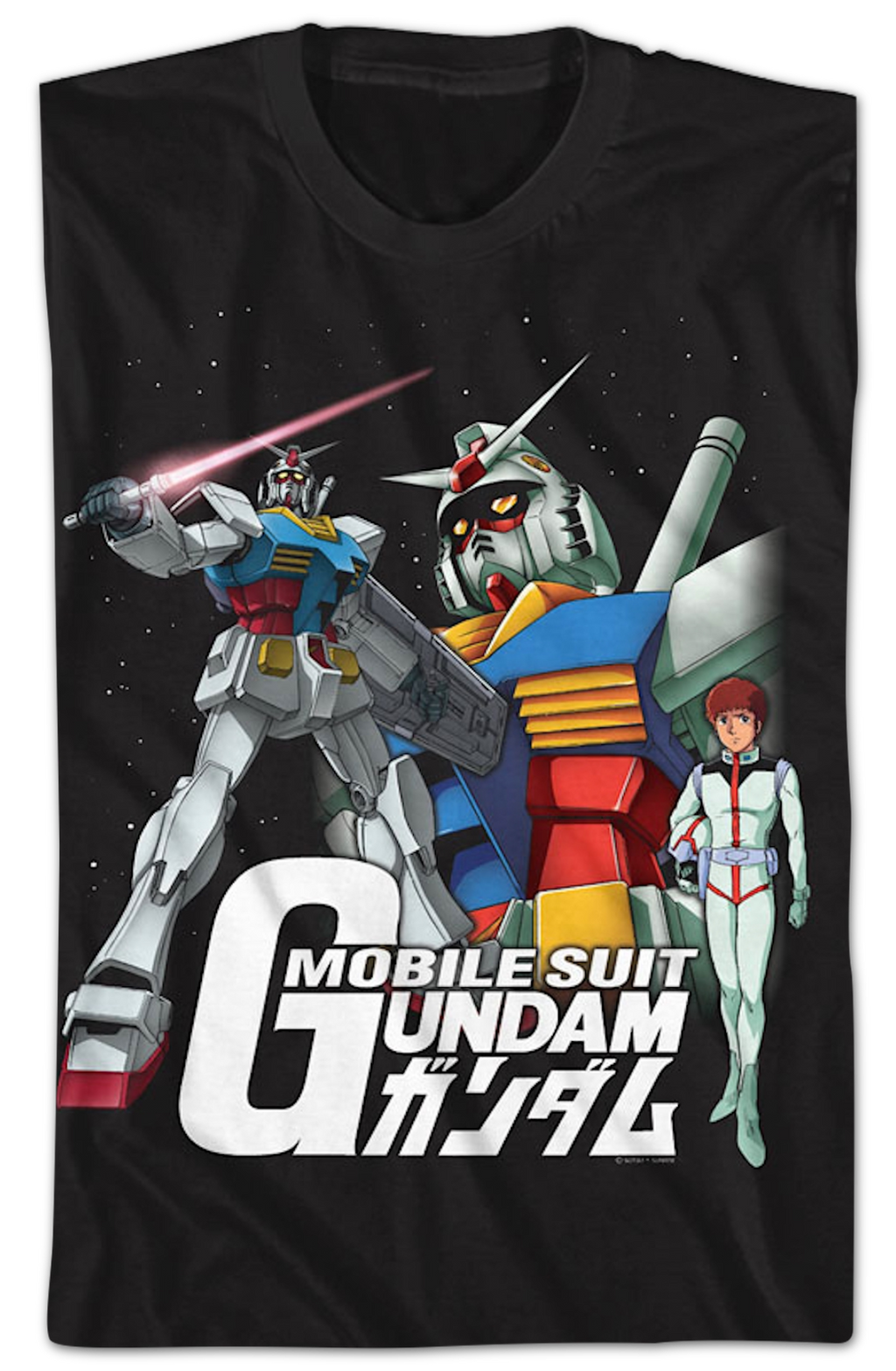 Mobile Suit Collage Gundam T-Shirt product image 2