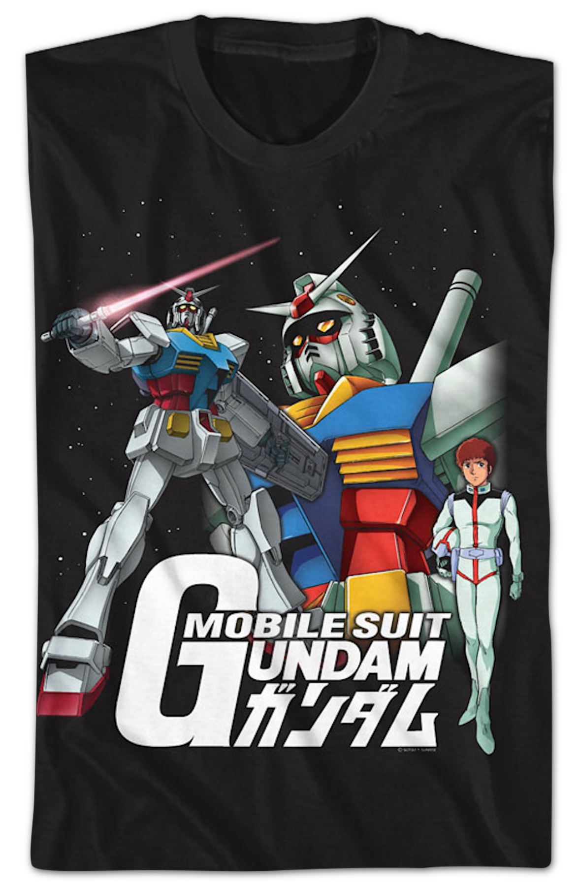 Mobile Suit Collage Gundam T-Shirt product image 2