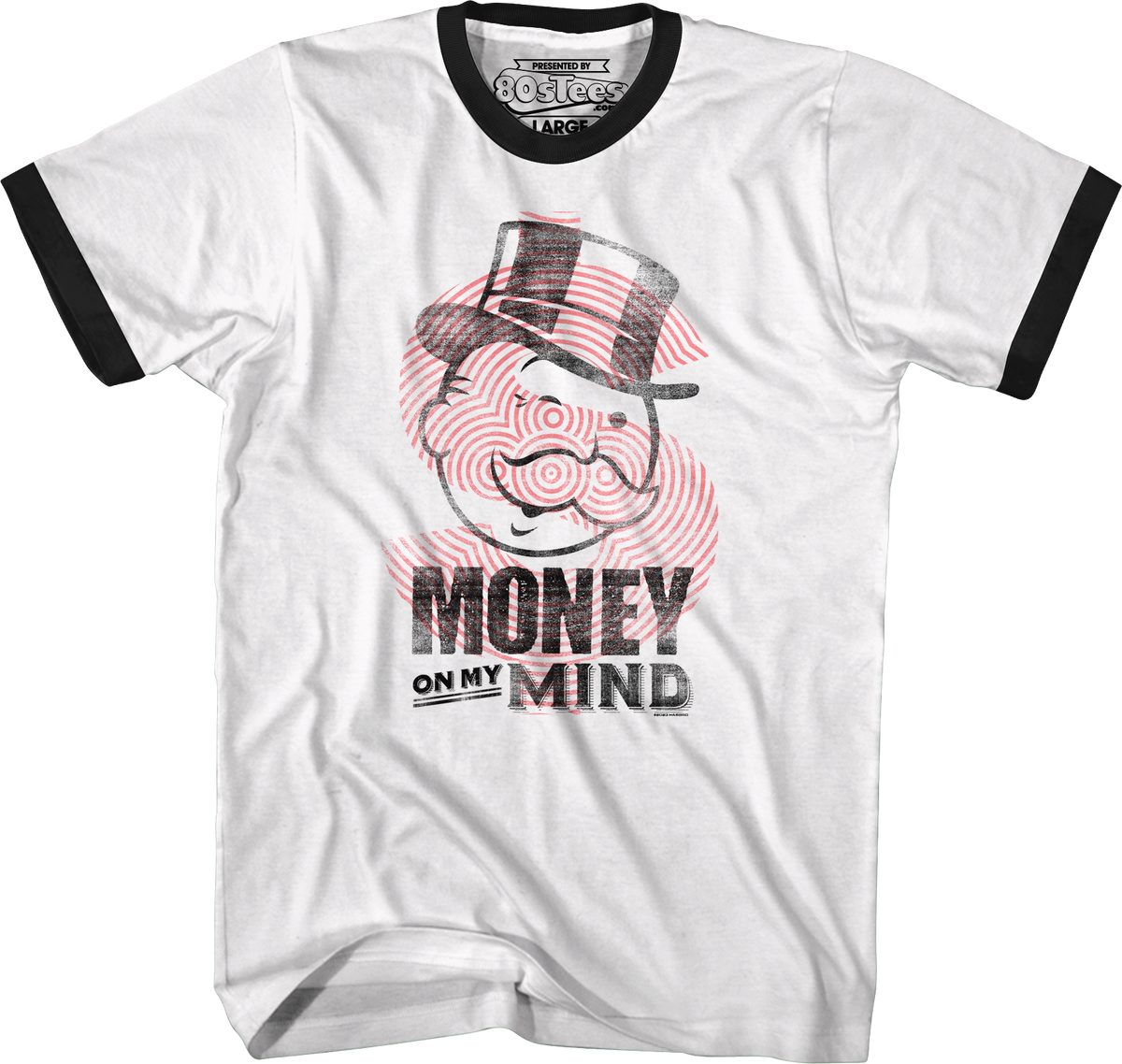 Money On My Mind Monopoly Ringer Shirt product image 1