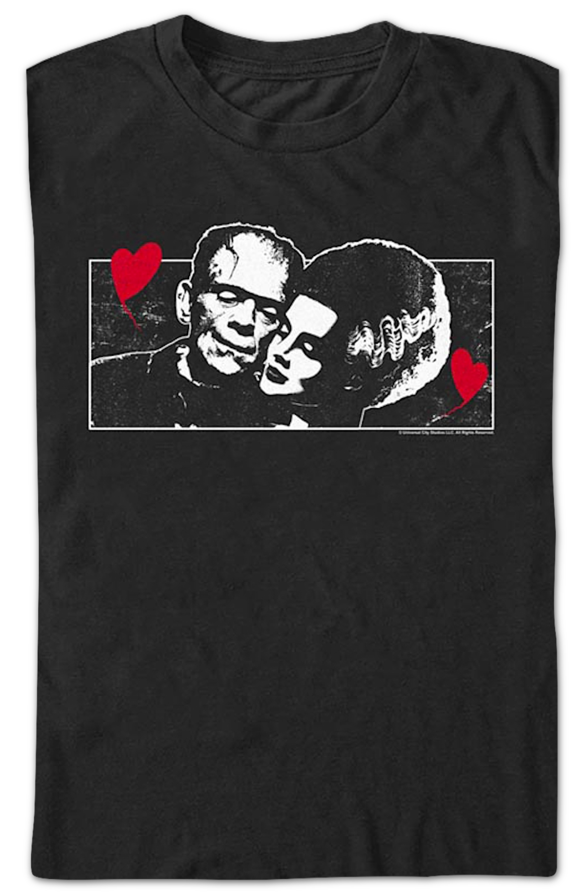 Monsters In Love Bride Of Frankenstein T-Shirt product image 2