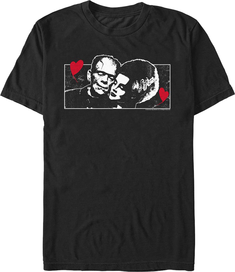 Monsters In Love Bride Of Frankenstein T-Shirt product image 1