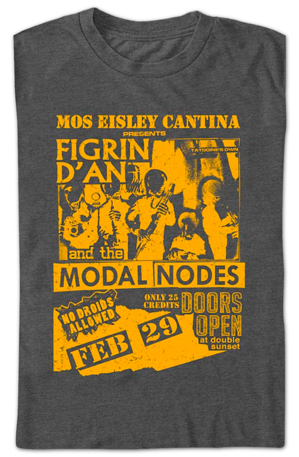 Mos Eisley Cantina Concert Flyer Star Wars T-Shirt product image 2