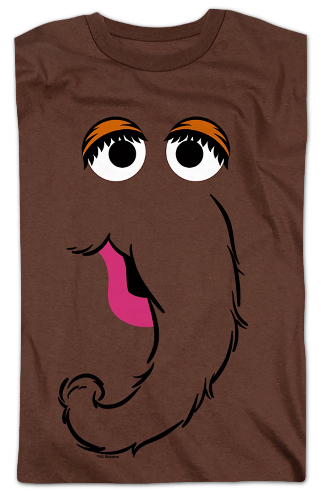 Mr. Snuffleupagus Face Sesame Street T-Shirt product image 2