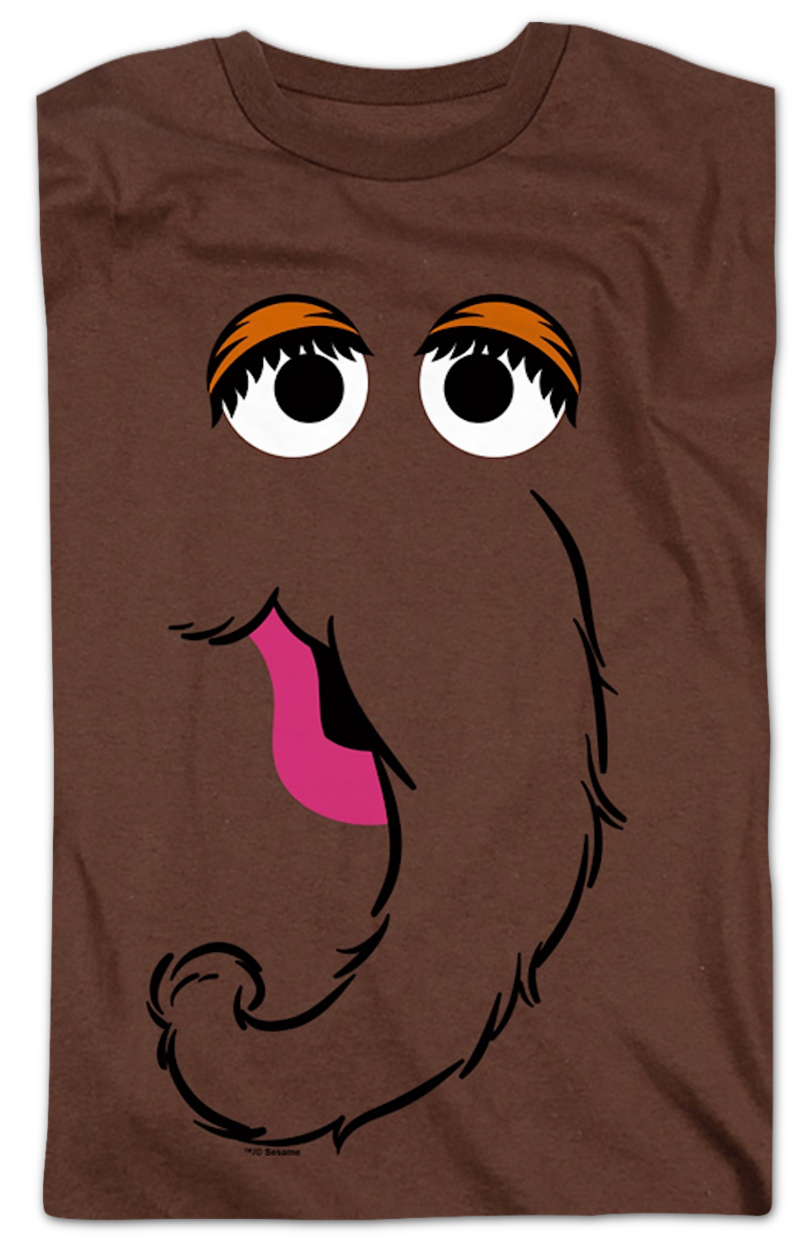 Mr. Snuffleupagus Face Sesame Street T-Shirt product image 2