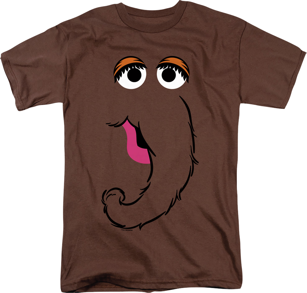 Mr. Snuffleupagus Face Sesame Street T-Shirt product image 1