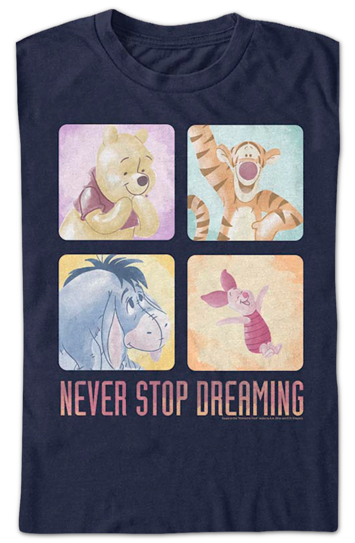 Never Stop Dreaming Winnie The Pooh T-Shirt product image 2