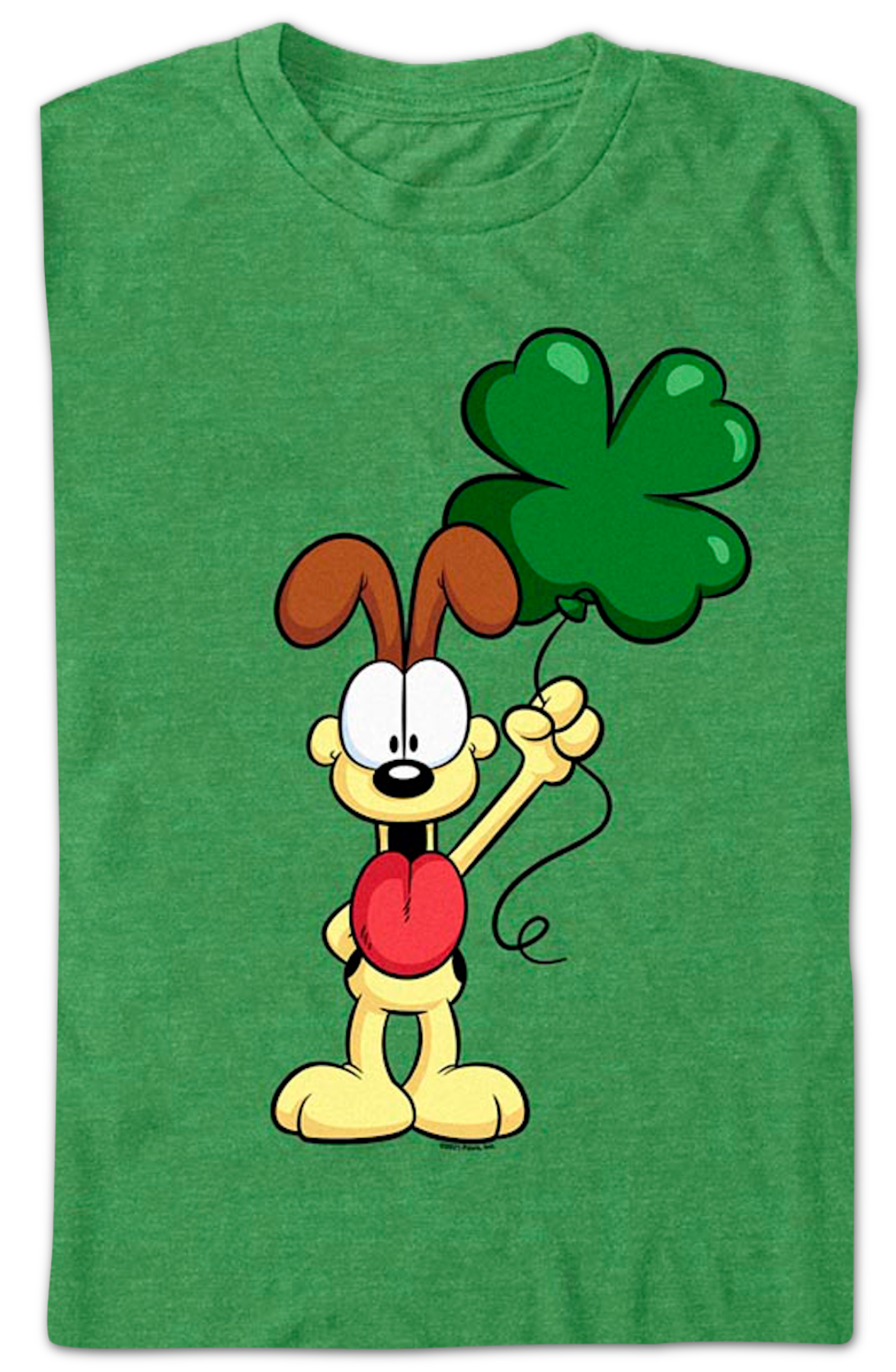 Odie's Shamrock Balloon Garfield T-Shirt product image 2