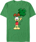 Odie's Shamrock Balloon Garfield T-Shirt product image 1