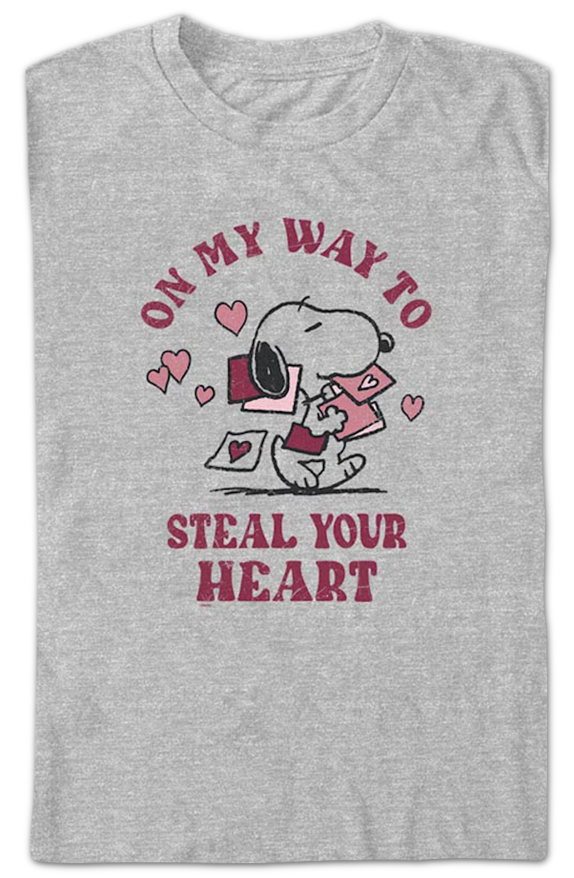 On My Way To Steal Your Heart Peanuts T-Shirt product image 2
