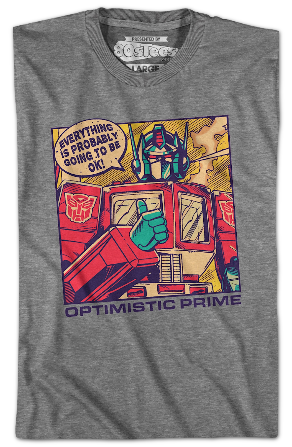 Optimistic Prime Transformers T-Shirt product image 2