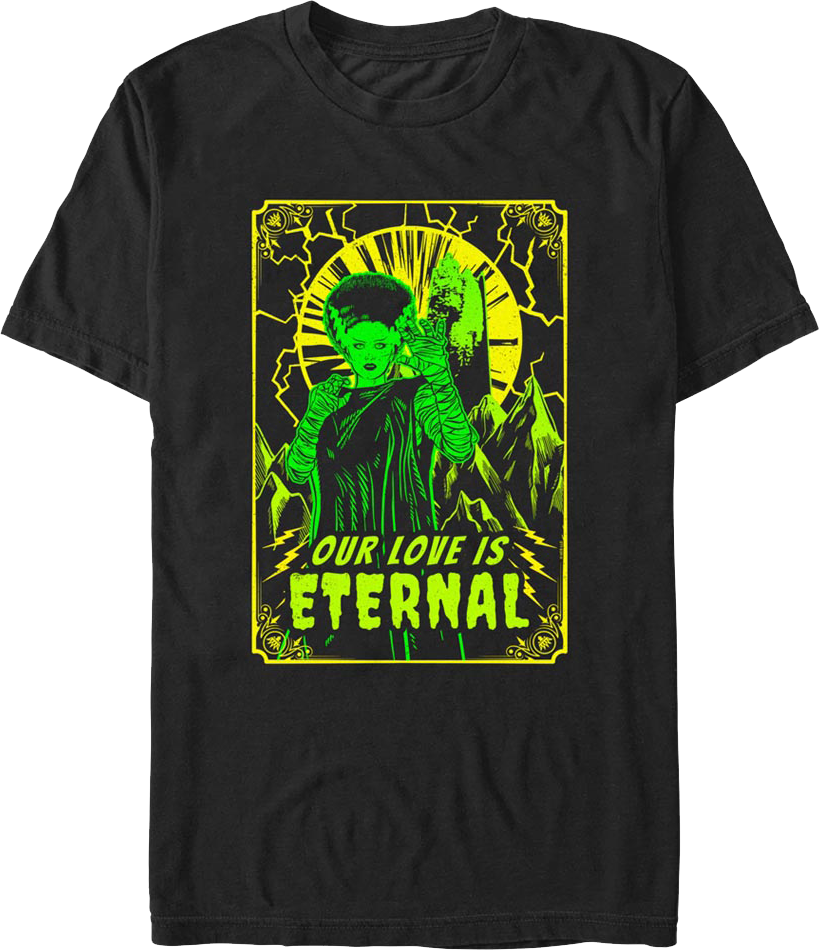 Our Love Is Eternal Bride Of Frankenstein T-Shirt product image 1