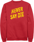 Painted Never Say Die Goonies Sweatshirt product image 1